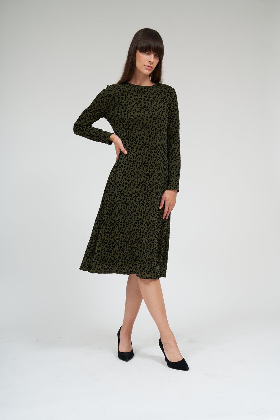 Alyssa Swing Dress- Jasper