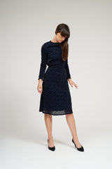 New Alyssa Swing Dress : Marine