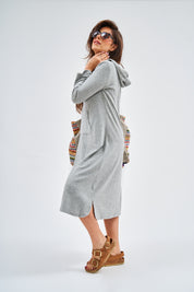 Pull-over robe PLC Terry Grey