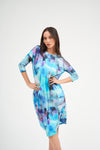 Square Dress - Blue Tye Dye