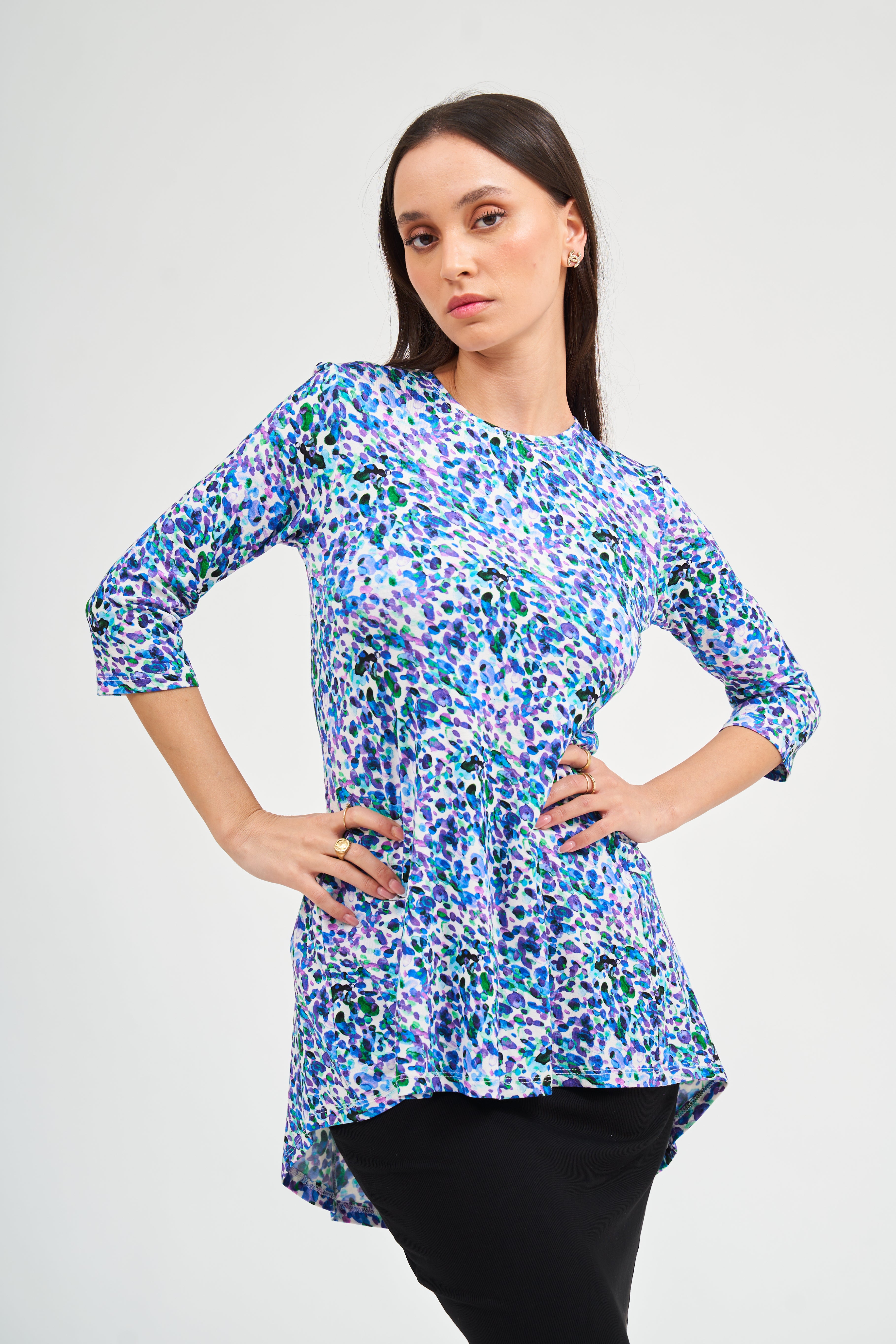 Triangle Back Top - Frambuesa Azul