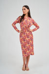 The Wrap Dress - Tangerine