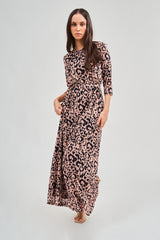 Mesh Robe Maxi Originale - Guépard