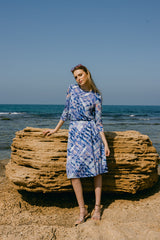 Vestido Swing - Azul Tie Dye