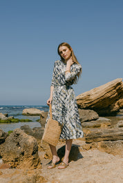 Swing Dress - Green Tie Dye