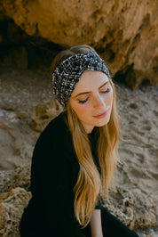 Black Tweed Headband