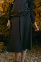 Dalia Skirt - Raisin