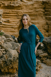 Swing Dress - Paon uni