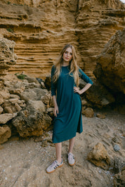 Swing Dress - Paon uni