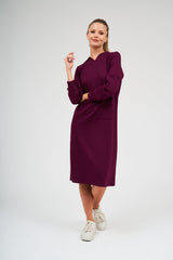 Pull Over Hoodie Robe - Canneberge