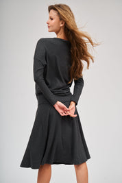 Dalia Skirt - Heather Grey