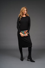Loose Basic Dress - Black