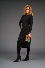 Loose Basic Dress - Black