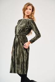 Loose Basic Dress - Olive