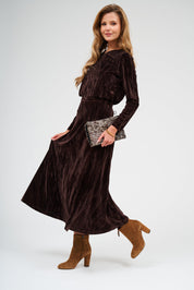 V-Neck Top - Hazelnut