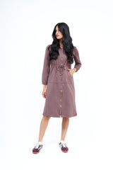 Vestido con capucha NW: Mocha