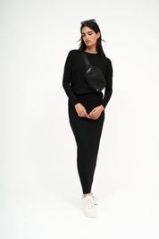 NW Dalia Top : Noir