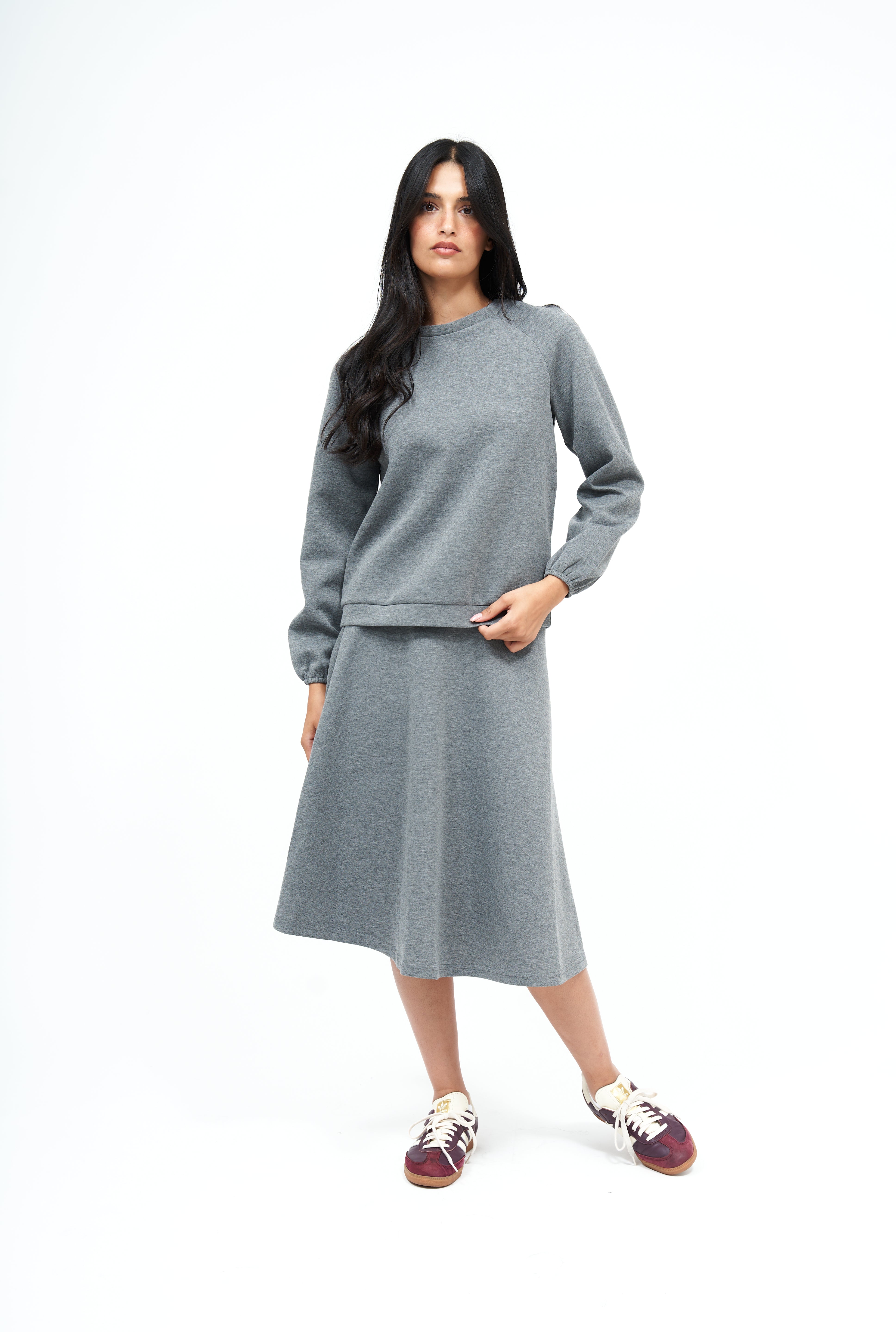 NW Riva Top: Heather Grey