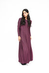 New Slant Maxi Sparkle Dress: Purple