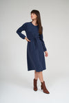 Lia Dress- Navy