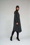 Turtleneck Flow Dress- Grey