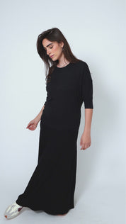 Top Dalia - Negro Jaspeado
