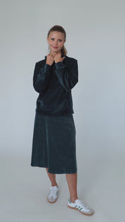 Riva Top with Hood - Jewel Teal