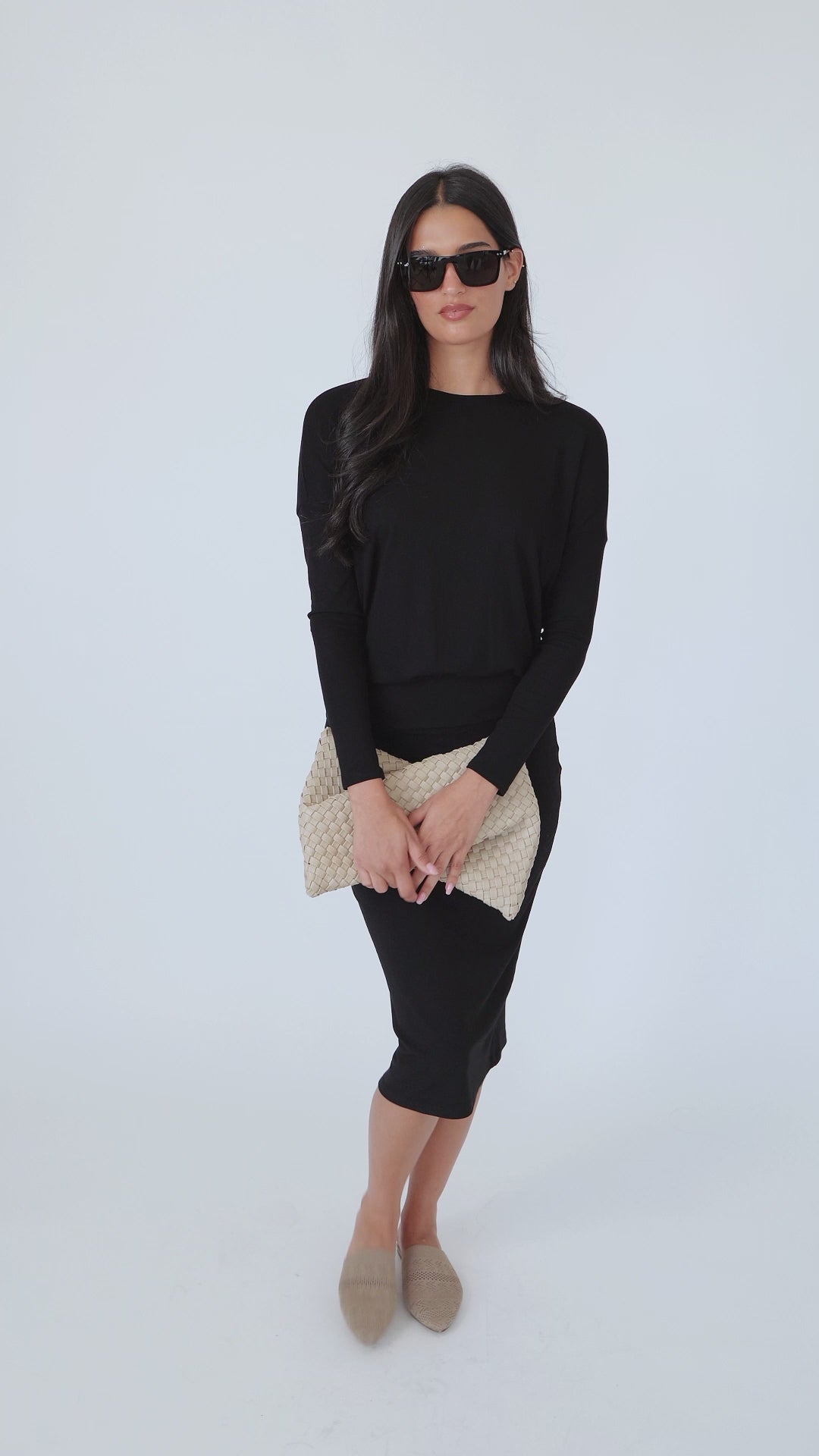 NW Dalia Top : Noir
