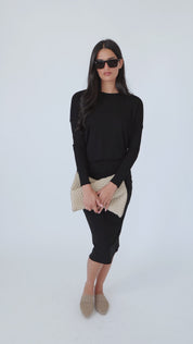 NW Dalia Top : Noir