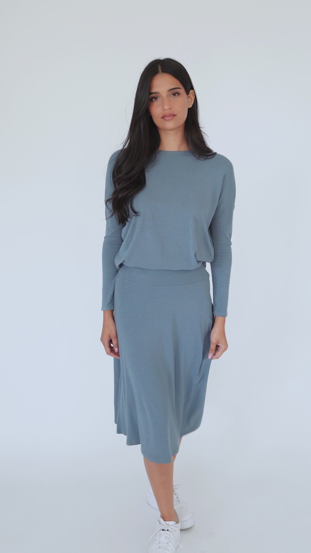 NW Dalia Skirt: Sea Foam