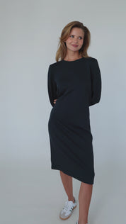 Puff Sleeve Dress - Jade