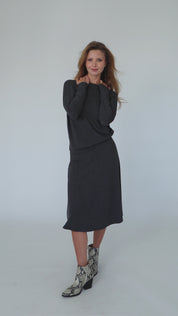 Dalia Top - Heather Grey