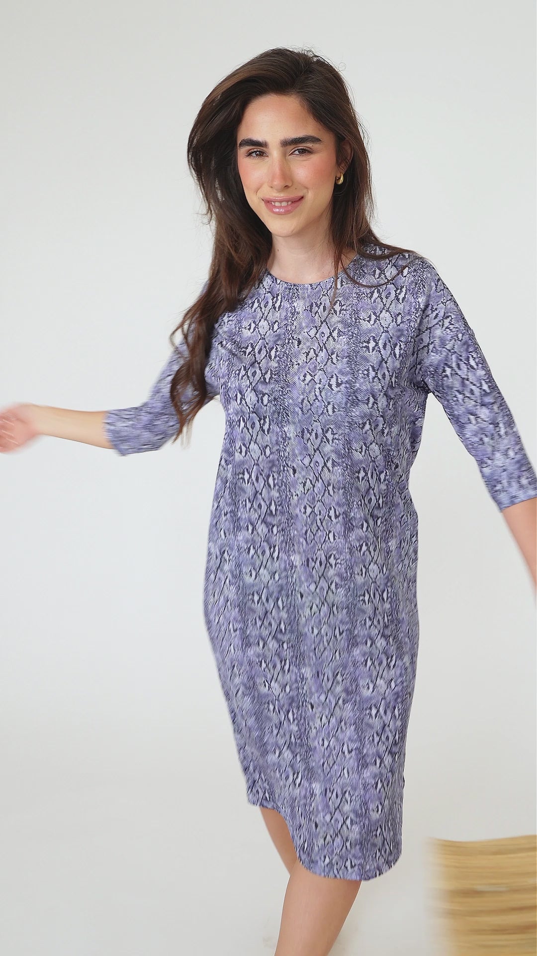 Square Dress - Ultraviolet