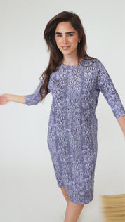 Square Dress - Ultraviolet