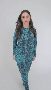 Mesh Dalia Maxi - Teal Peacock