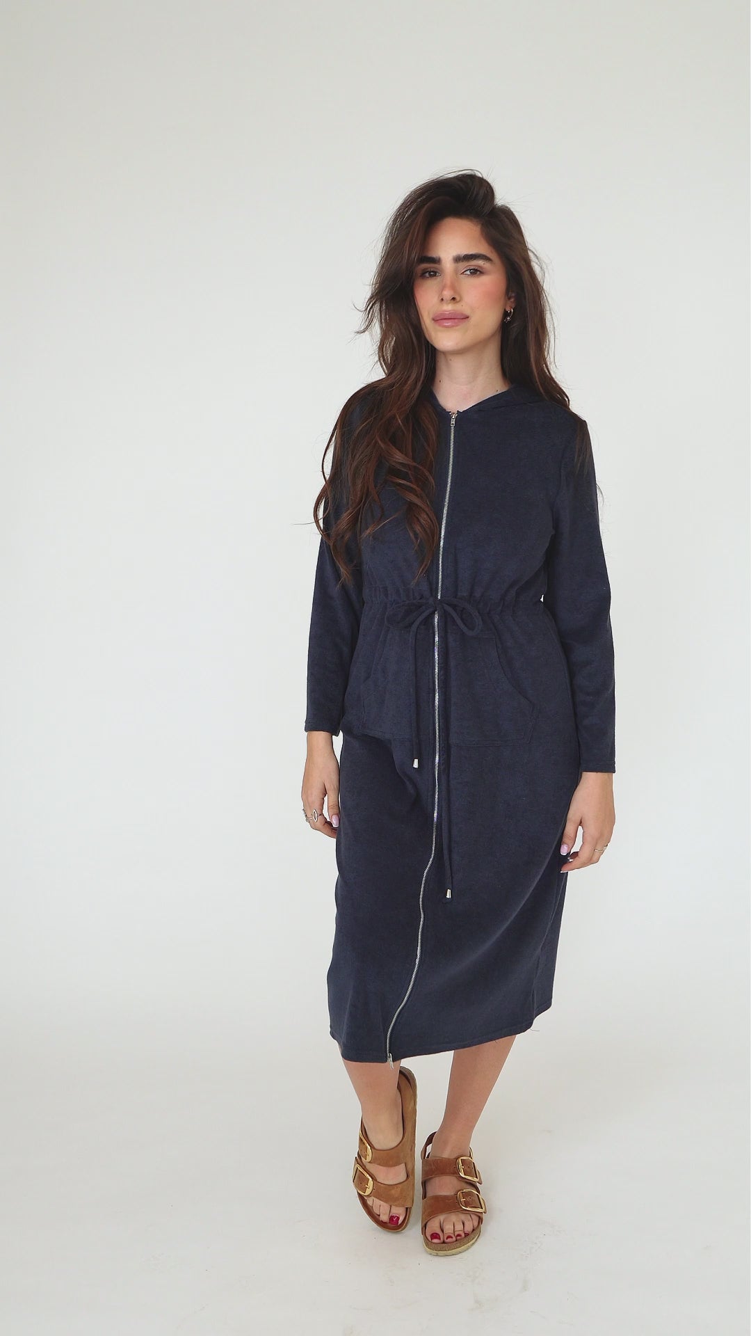 Robe à capuche PLC - Minuit
