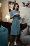 TEAL SWING DRESS