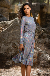 Multicolor Swing Dress