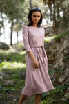 Soft Blush Swing Dress